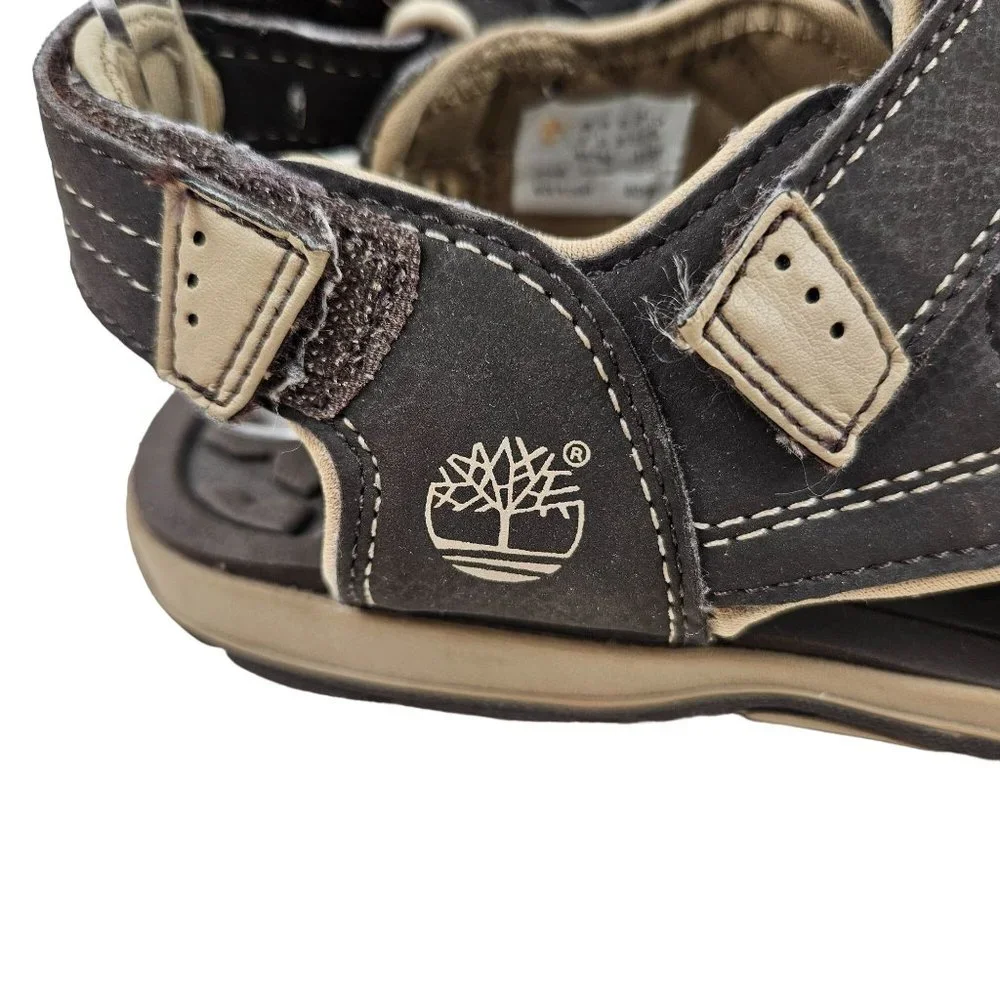 Timberland Shoes Youth Boys 3 Brown Mad River 2 Strap Sport Outdoor Sandals